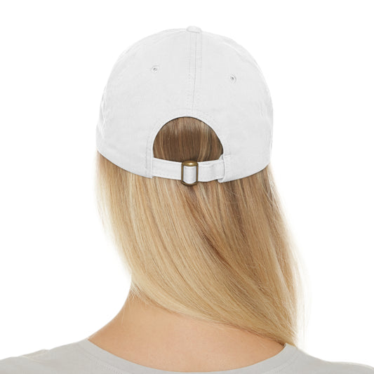 GAMING GROUNDS: RESPECT THE DRIP - Dad Hat with Leather Patch (Rectangle)