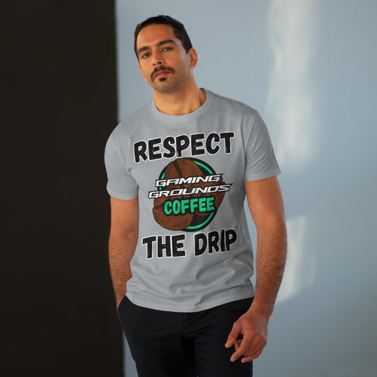 GAMING GROUNDS: RESPECT THE DRIP - Men's Modern-fit Tee