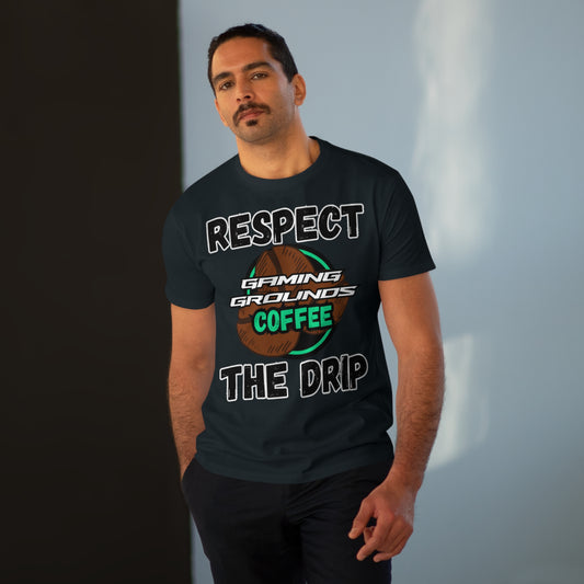 GAMING GROUNDS: RESPECT THE DRIP - Men's Modern-fit Tee