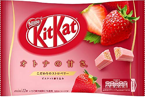 Japanese Mini Kit Kat Chocolate Strawberry 12 Mini Bars